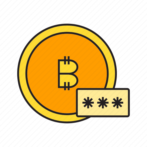 Bitcoin, encryption, money, password, privacy, security icon - Download on Iconfinder