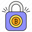 bitcoin, lock, safe, payment, secure, padlock