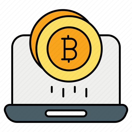 Bitcoin, earning, led, arrow, online icon - Download on Iconfinder