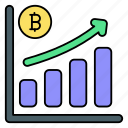 bitcoin, growth, trend, report, graph, money