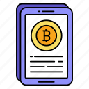 bitcoin, pay, money, transfer, smartphone