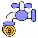 coin, faucet, currency, cash, tap