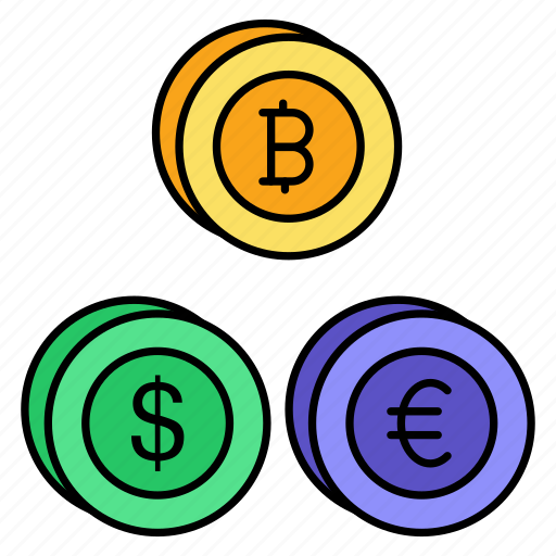 Crypto, currency, money, cash, pay, coins icon - Download on Iconfinder