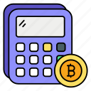 bitcoin, calculator, business, finance, cryptocurrency, calculate