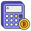 bitcoin, calculator, business, finance, cryptocurrency, calculate 