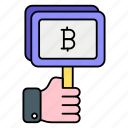bitcoin, invest, crypto, coin, hand, finance