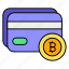 bitcoin, card, wallet, pay, money, coins 