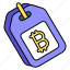 bitcoin, tag, chain, price tag, currency 