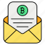 crypto, mail, money, envelope, coin 