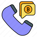 bitcoin, call, phone, telephone, communication