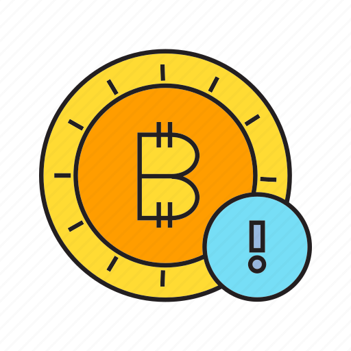 Bitcoin, blockchain, coin, cryptocurrency, digital currency, error, transaction icon - Download on Iconfinder