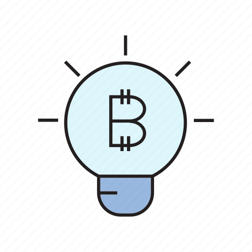 Bitcoin, creative, cryptocurrency, digital currency, idea, light bulb, think icon - Download on Iconfinder