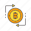 barter, bitcoin, coin, cryptocurrency, exchange, money exchange, swap 