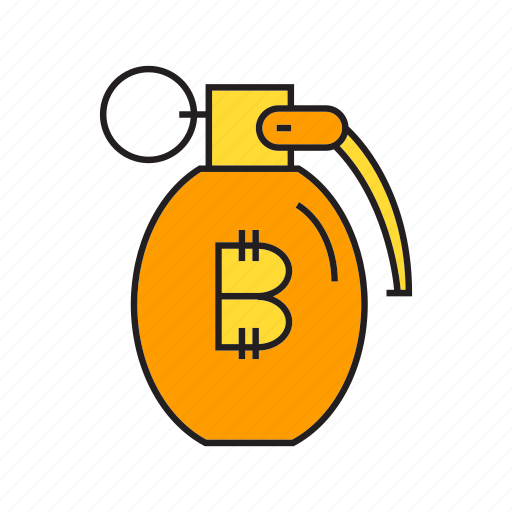 Bitcoin, blockchain, bomb, cryptocurrency, digital currency, grenade, risk icon - Download on Iconfinder