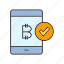approve, bitcoin, blockchain, check, cryptocurrency, digital currency, smart phone 