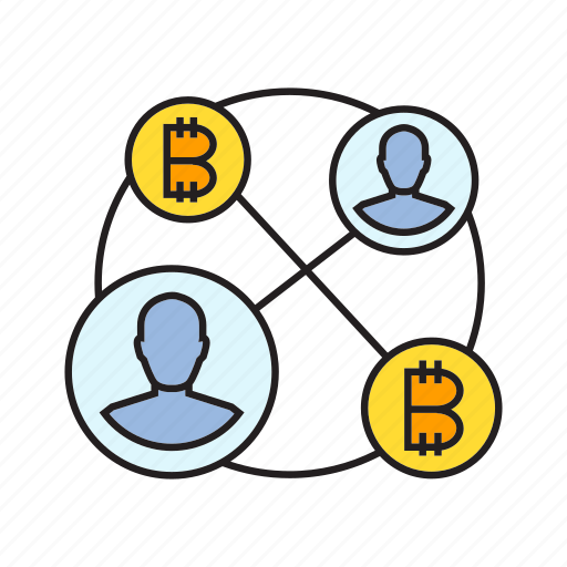 Bitcoin, blockchain, cryptocurrency, decentralize, digital currency, network, transaction icon - Download on Iconfinder