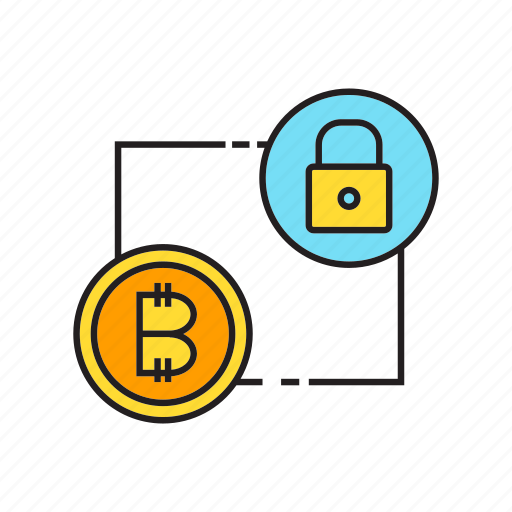 Bitcoin, cryptocurrency, digital currency, key, lock, privacy, security icon - Download on Iconfinder
