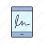 autograph, mobile phone, signature, smart phone 