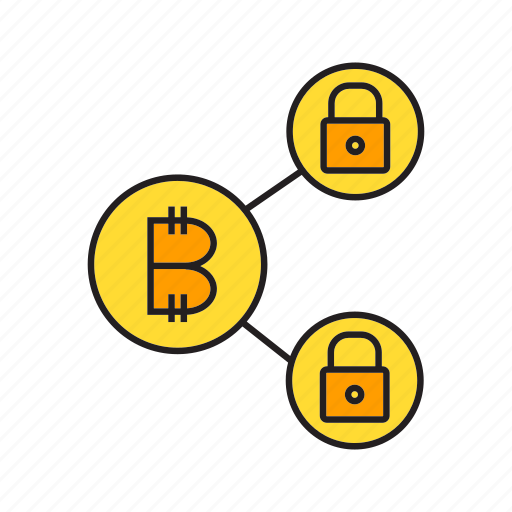 Bitcoin, cryptocurrency, digital currency, encryption, finance, key, security icon - Download on Iconfinder