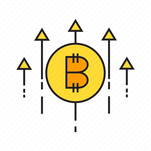 Bitcoin, blockchain, bubble price, cryptocurrency, digital currency, increase, up icon - Download on Iconfinder