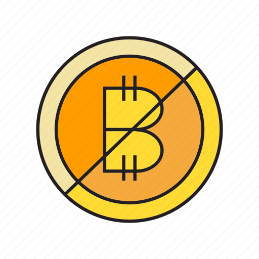 Ban, bitcoin, blockchain, cryptocurrency, digital currency, no, transaction icon - Download on Iconfinder