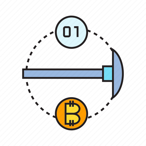 Axe, binary, bitcoin, bitcoin mining, blockchain, cryptocurrency, digital currency icon - Download on Iconfinder