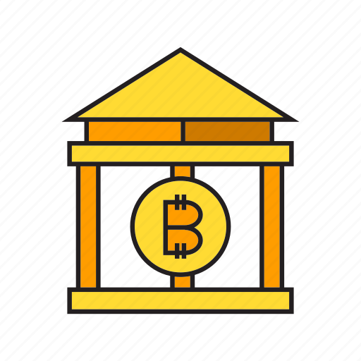 Bank, bitcoin, blockchain, cryptocurrency, digital currency, electronic money icon - Download on Iconfinder