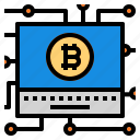 bitcoin, computer, technology