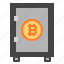 bitcoin, box, safe 