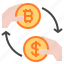 bitcoin, coin, exchange 