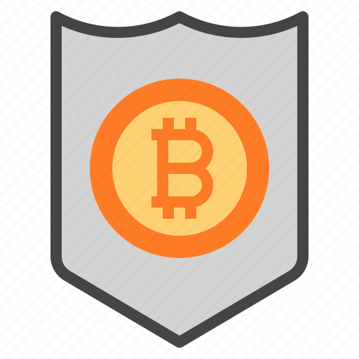 Security, shield, bitcoin icon - Download on Iconfinder