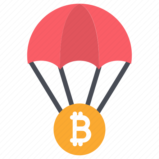 Airdrop, balloon, bitcoin, currency, digital, money, transportation icon - Download on Iconfinder