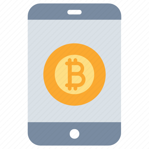 Bitcoin, cryptocurrency, mobile, money, online, payment, smartphone icon - Download on Iconfinder