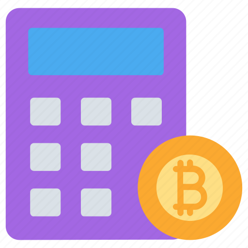 Bitcoin, bitcoin calculator, calculator, cryptocurrency, money icon - Download on Iconfinder