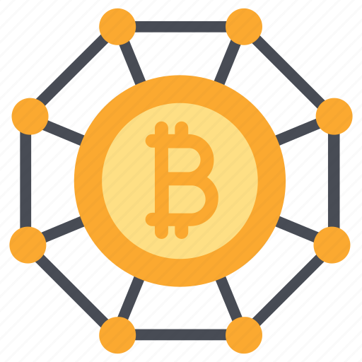 Bitcoin, bitcoins, block, blockchain, cryptocurrency, money, network icon - Download on Iconfinder