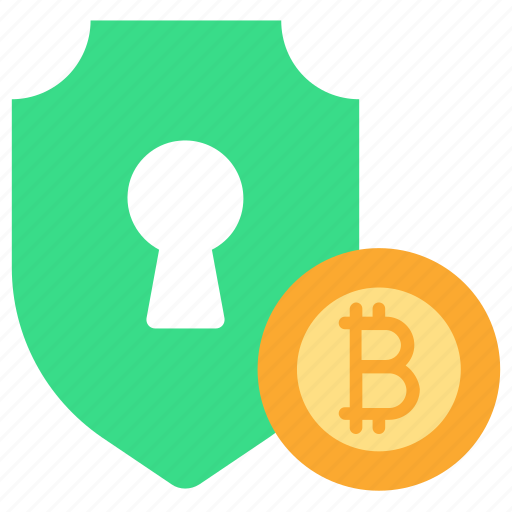 Bitcoin, coin, cryptocurrency, protection, safety, security, shield icon - Download on Iconfinder