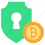 bitcoin, coin, cryptocurrency, protection, safety, security, shield 