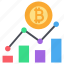 analytics, bitcoin, coin, graph, growth, increase, money 