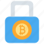 bitcoin, cryptocurrency, currency, encryption, keylock, lock, security 