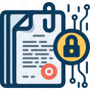 blockchain, contract, digital, document, lock, smart