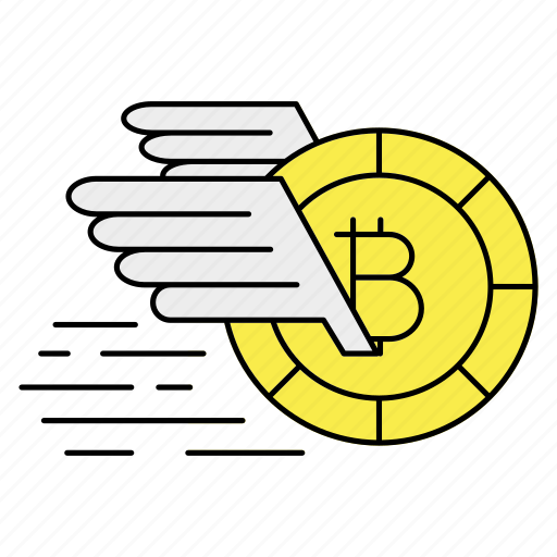Bitcoin, blockchain, digital currency, transfer icon - Download on Iconfinder