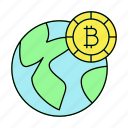 bitcoin, currency, digital currency, international