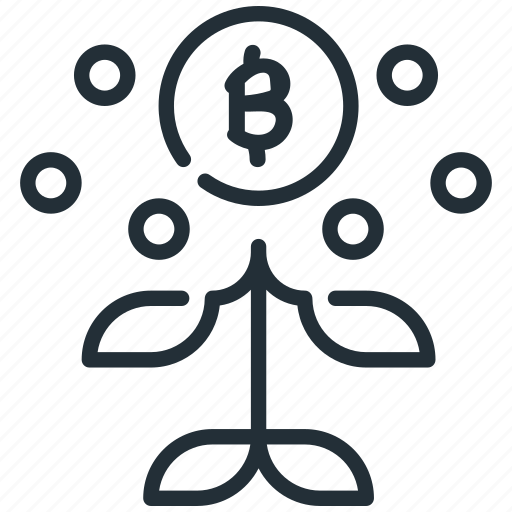 Bitcoin, farm, coin, concept, crypto, cryptocurrency, currency icon - Download on Iconfinder