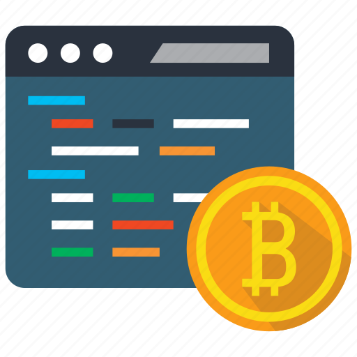 Bitcoin, blockchain, code, coding, coin, cryptocurrency, programming icon - Download on Iconfinder