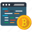 bitcoin, blockchain, code, coding, coin, cryptocurrency, programming 