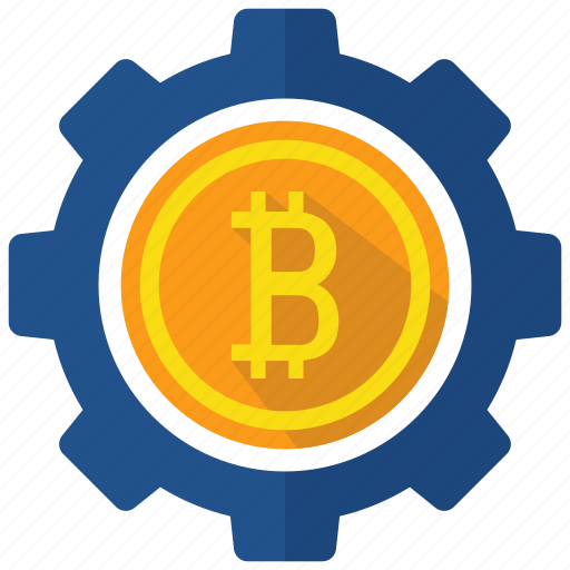 Bitcoin, coin, crypto, cryptocurrency, currency, gear, operation icon - Download on Iconfinder