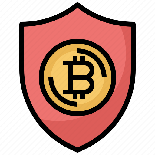 Bitcoin, business, currency, finance, money, security, shield icon - Download on Iconfinder