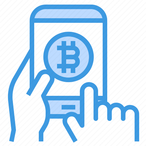 Bitcoin, cryptocurrency, digital, currency, smartphone, buy icon - Download on Iconfinder