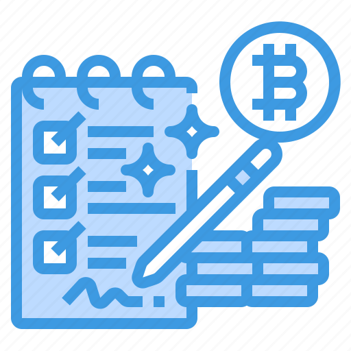 Ledger, bitcoin, cryptocurrency, money, document icon - Download on Iconfinder