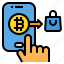 payment, bitcoin, cryptocurrency, digital, currency, shopping 
